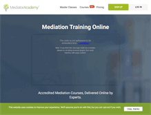 Tablet Screenshot of mediatoracademy.com